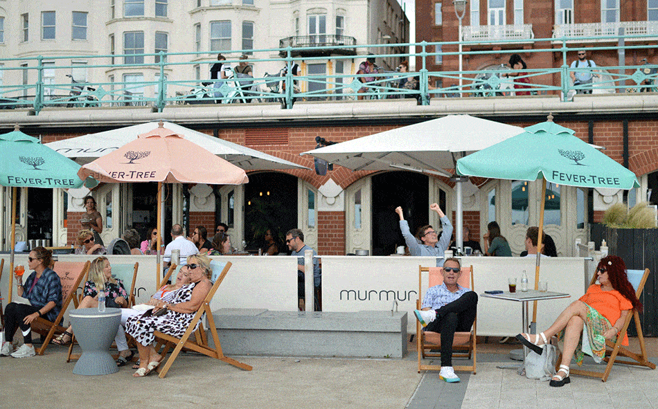 Murmer Restaurant on Brighton beach